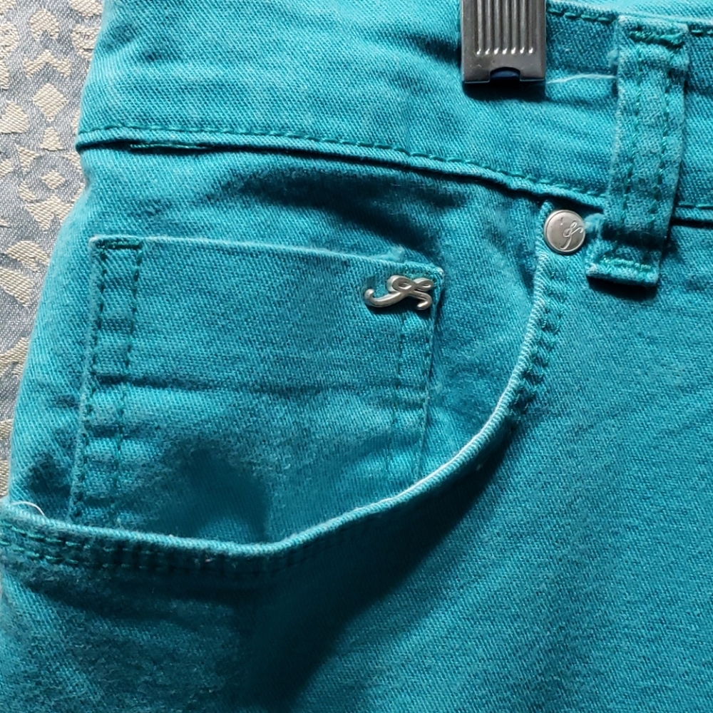 Women's Aqua Skinny Jeans - Casual Stretch Pants - Picture 2 of 8